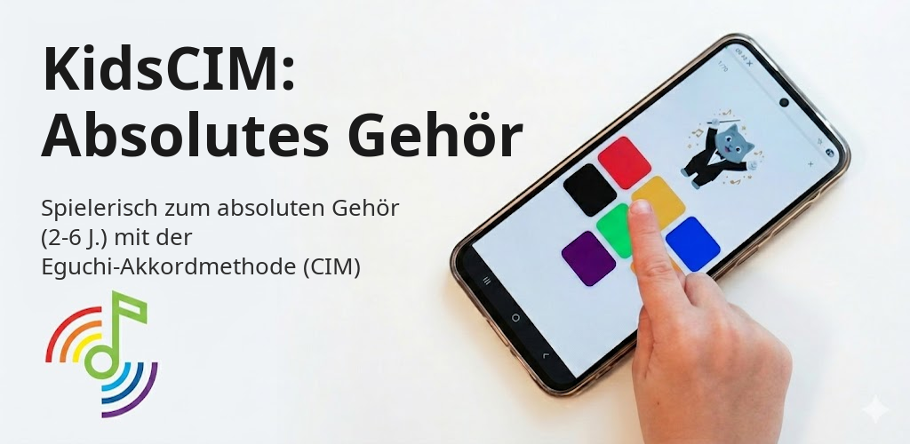KidsCIM: Absolutes Gehör üben Interface